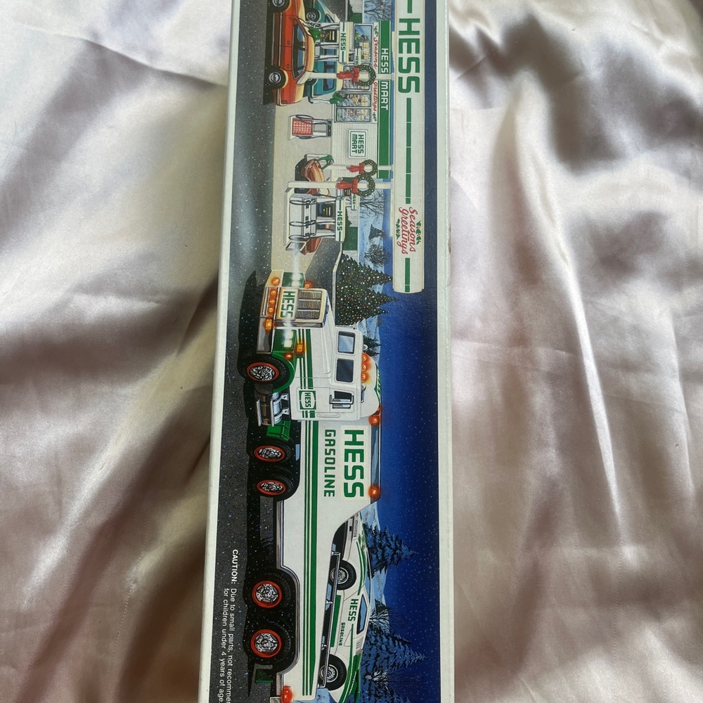 Hess Gasoline Toy Truck with Green and White Design
